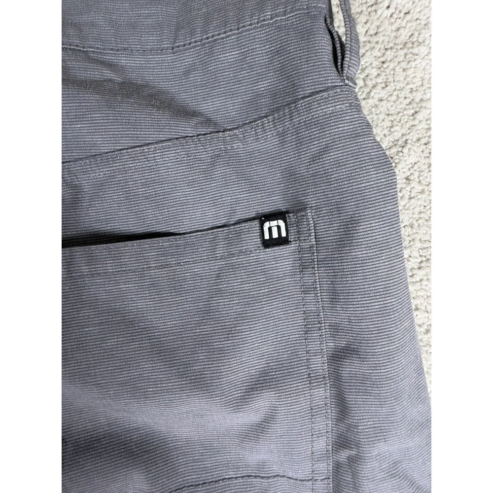 Travis Mathew Golf Pants Mens 32x32 Open To Close Chino Performance Heather Gray